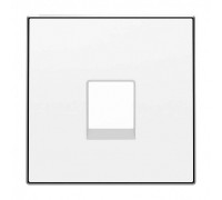 Накладка телефонной розетки, белый, Sky ABB 8517 BL