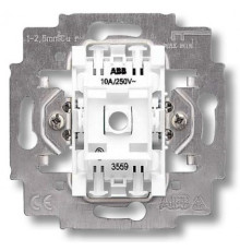 Выключатель 2-клавишный, Levit ABB 3559-A05445