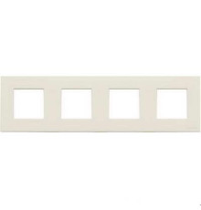 Рамка 4 поста, белый, Zenit ABB N2274 BL
