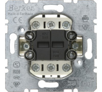 Проходной выключатель 2-клавишный, Berker 303808