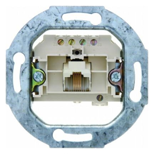 Телефонная розетка RJ11, RJ12, 4 контакта, Berker 4568