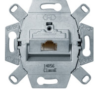 Компьютерная розетка RJ45 экранированная, одинарная, Berker 455401