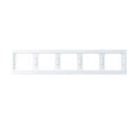 Рамка 5 постов, полярная белизна, K.1 Berker 13937009