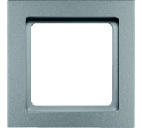 Рамка 1 пост, алюминий, Q.3 Berker 10116094