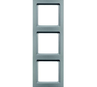 Рамка 3 поста, алюминий, Q.3 Berker 10136094