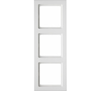 Рамка 3 поста, полярная белизна, Q.3 Berker 10136099