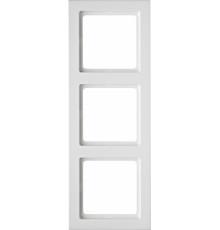 Рамка 3 поста, полярная белизна, Q.3 Berker 10136099
