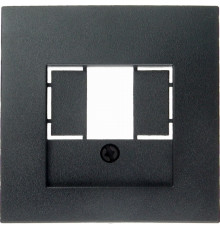 Накладка для аудио и USB розеток, антрацит, S.1 Berker 10331606