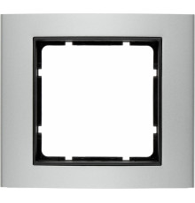 Рамка 1 пост, алюминий, B.3 Berker 10113004