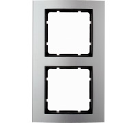 Рамка 2 поста, алюминий, B.3 Berker 10123004
