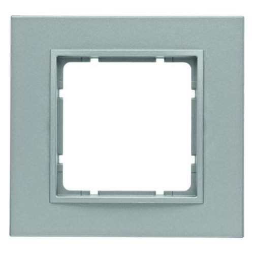 Рамка 1 пост, алюминий, B.7 Berker 10116424