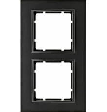 Рамка 2 поста, антрацит, B.7 Berker 10126626