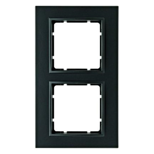 Рамка 2 поста, антрацит, B.7 Berker 10126626