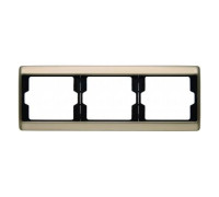 Рамка 3 поста, бронза, ARSYS Berker 13740001