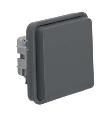 Розетка с заземлением, IP55, встраиваемая, серый, W.1 Berker 47063525