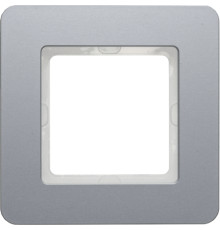 Рамка 1 пост, алюминий, Q.7 Berker 10116074