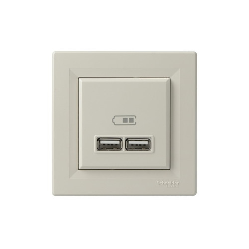 USB розетка, кремовый, EPH2700223 Schneider Electric Asfora