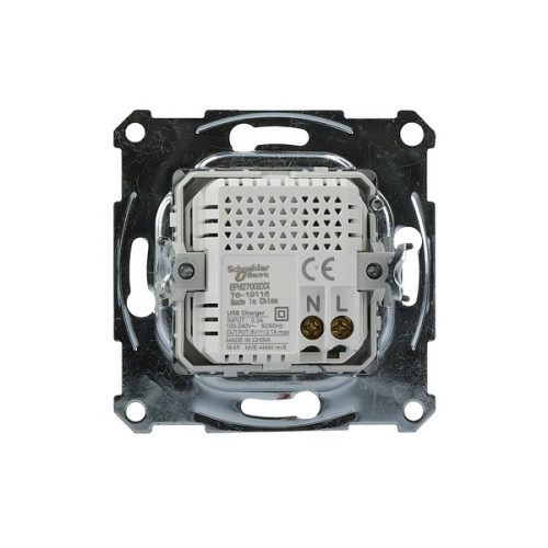 USB розетка, алюміній, EPH2700261 Schneider Electric Asfora