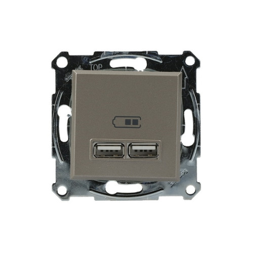 USB розетка, бронза, EPH2700269 Schneider Electric Asfora