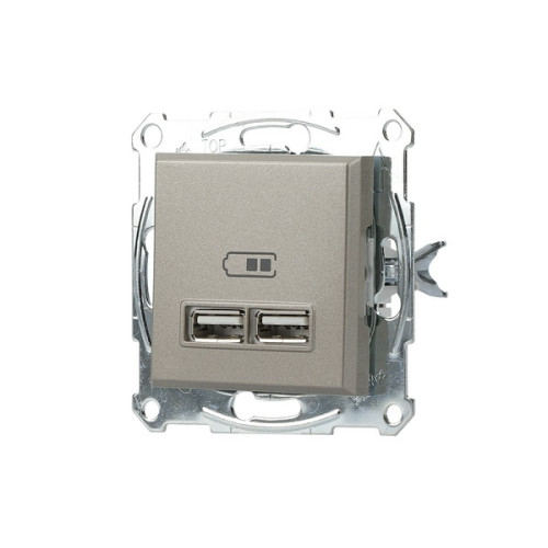 USB розетка, бронза, EPH2700269 Schneider Electric Asfora