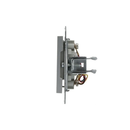 Розетка телефонная RJ-11, алюминий, EPH4100161 Asfora Schneider