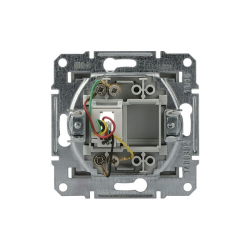 Розетка телефонна RJ-11, сталь, EPH4100162 Asfora Schneider