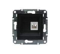 Розетка телефонная RJ-11, антрацит, EPH4100171 Asfora Schneider