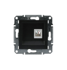 Розетка телефонная RJ-11, антрацит, EPH4100171 Asfora Schneider