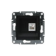 Розетка телефонная RJ-11, антрацит, EPH4100171 Asfora Schneider