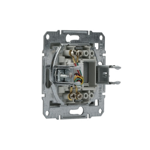 Розетка телефонная RJ-11, антрацит, EPH4100171 Asfora Schneider
