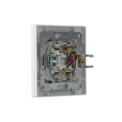 Розетка телефонная RJ11 двойная, белый, EPH4200121 Schneider Asfora