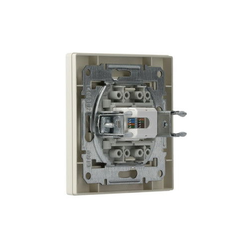 Розетка компьютерная RJ-45, кремовый, EPH4300123 Schneider Asfora