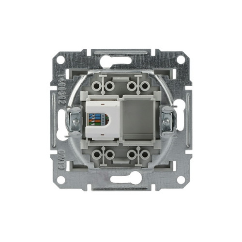 Розетка компьютерная RJ45, алюминий, EPH4300161 Asfora Schneider
