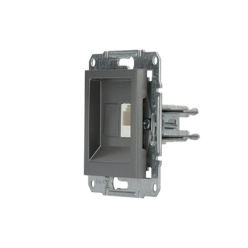 Розетка комп'ютерна RJ45, сталь, EPH4300162 Asfora Schneider