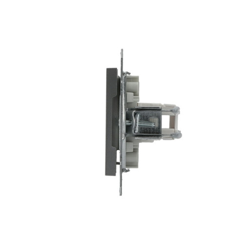 Розетка комп'ютерна RJ45, сталь, EPH4300162 Asfora Schneider