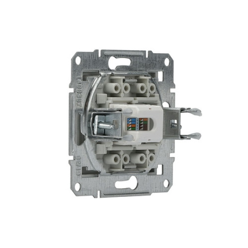 Розетка комп'ютерна RJ45, сталь, EPH4300162 Asfora Schneider