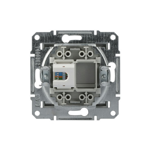 Розетка комп'ютерна RJ45, сталь, EPH4300162 Asfora Schneider
