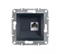 Розетка компьютерная RJ45, антрацит, EPH4300171 Asfora Schneider