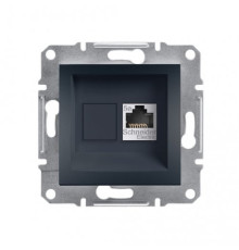 Розетка компьютерная RJ45, антрацит, EPH4300171 Asfora Schneider