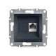 Розетка компьютерная RJ45, антрацит, EPH4300171 Asfora Schneider