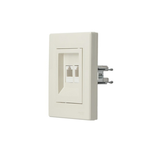 Розетка комп'ютерна RJ-45 подвійна, кремовий, EPH4400123 Schneider Asfora