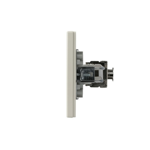 Розетка компьютерная + телефонная, кремовый, EPH4900123 Schneider Asfora