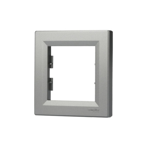 Рамка 1 пост, сталь, EPH5800162 Asfora Schneider