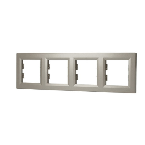 Рамка 4 поста, бронза, EPH5800469 Asfora Schneider