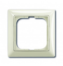 Рамка 1 пост, белый шале, ABB 2511-96-507 Basic 55