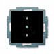 Розетка электрическая с заземлением, черный шато, ABB 20 EUC-95-507 Basic 55