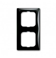 Рамка 2 поста, черный шато, ABB 2512-95-507 Basic 55