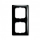 Рамка 2 поста, черный шато, ABB 2512-95-507 Basic 55