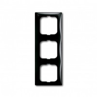 Рамка 3 поста, черный шато, ABB 2513-95-507 Basic 55