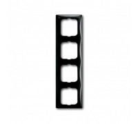 Рамка 4 поста, черный шато, ABB 2514-95-507 Basic 55
